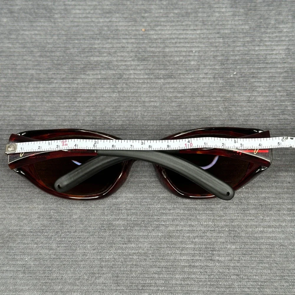 Maui Jim Volcano MJ-142-10 Tortoise Wrap Y2k Sunglasses Made in Japan Polarized